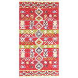 Kilim Wool Turkish Traditional Hand Woven Oriental Area Rug Red - 4'8" x 2'6"