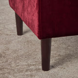 Kimiko Tufted Velvet Rectangle Ottoman Stool by Christopher Knight Home