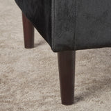 Kimiko Tufted Velvet Rectangle Ottoman Stool by Christopher Knight Home