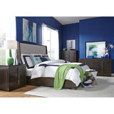King Upholstered Shelter Bed
