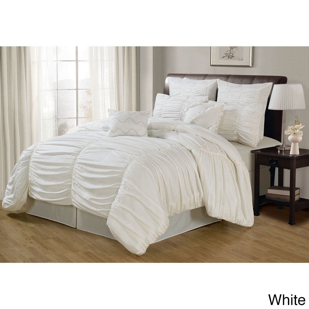 Lacozee Classical Ruched 8-piece Comforter Set