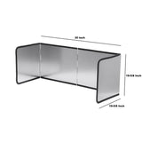 30-Inch Durable 3 Sided Stainless Steel Splatter Screen Guard for Frying, Foldable oil splash guard, Anti Splatter Screen guard