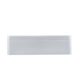 Durable 30-Inch Fireclay Farmhouse Apron Reversible Single Bowl White Kitchen Sink with Strainer