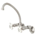 Kingston Brass Two-Handle Wall Mount Kitchen Faucet