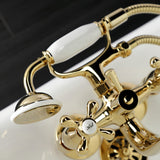 Kingston Brass Wall Mount Clawfoot Tub Faucet