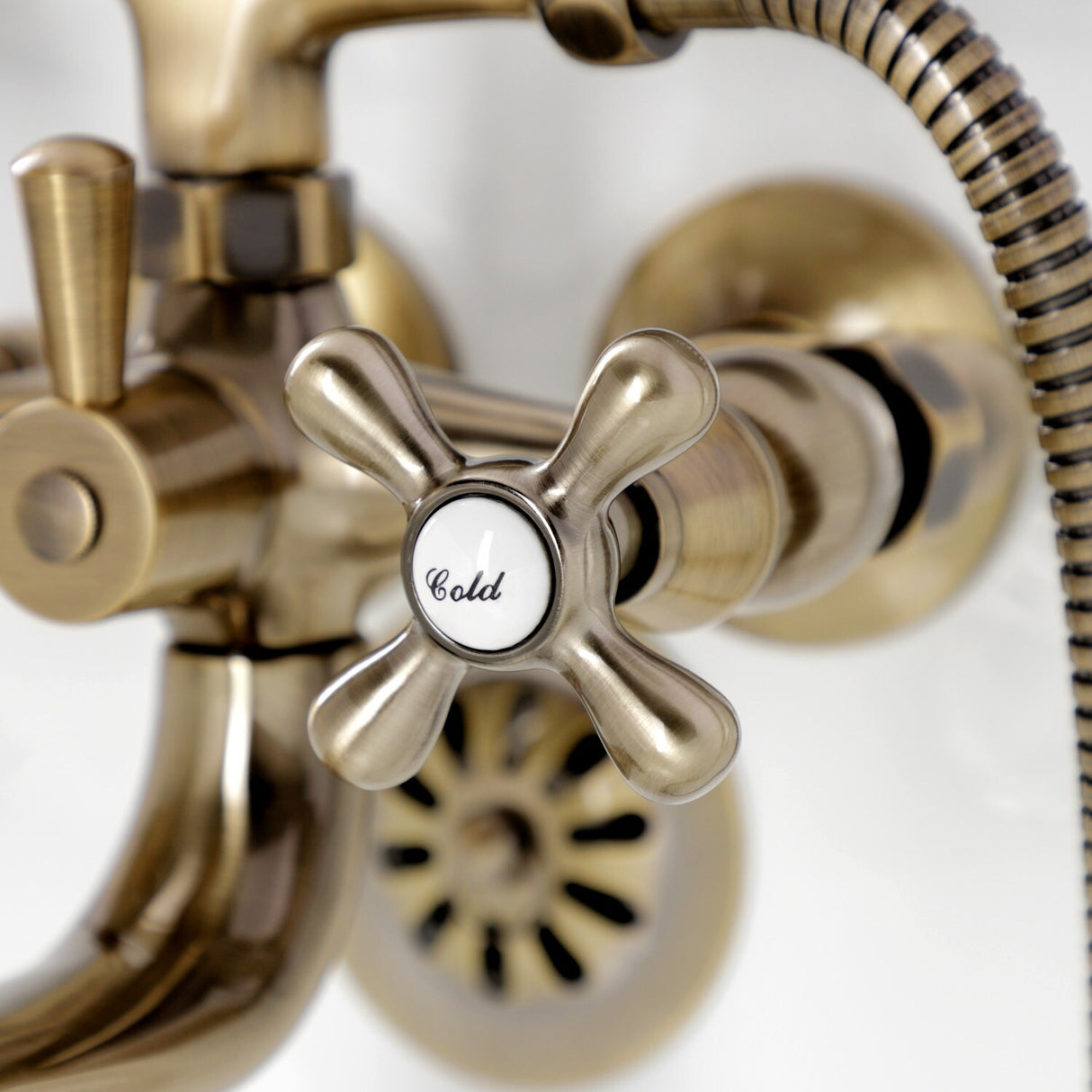 Kingston Brass Wall Mount Clawfoot Tub Faucet
