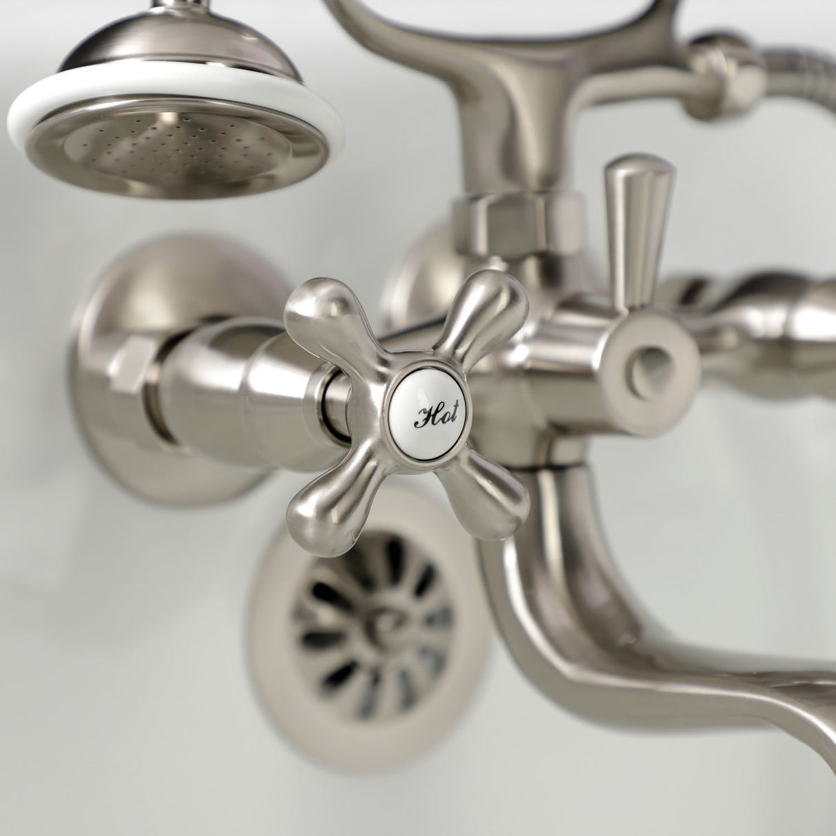 Kingston Brass Wall Mount Clawfoot Tub Faucet