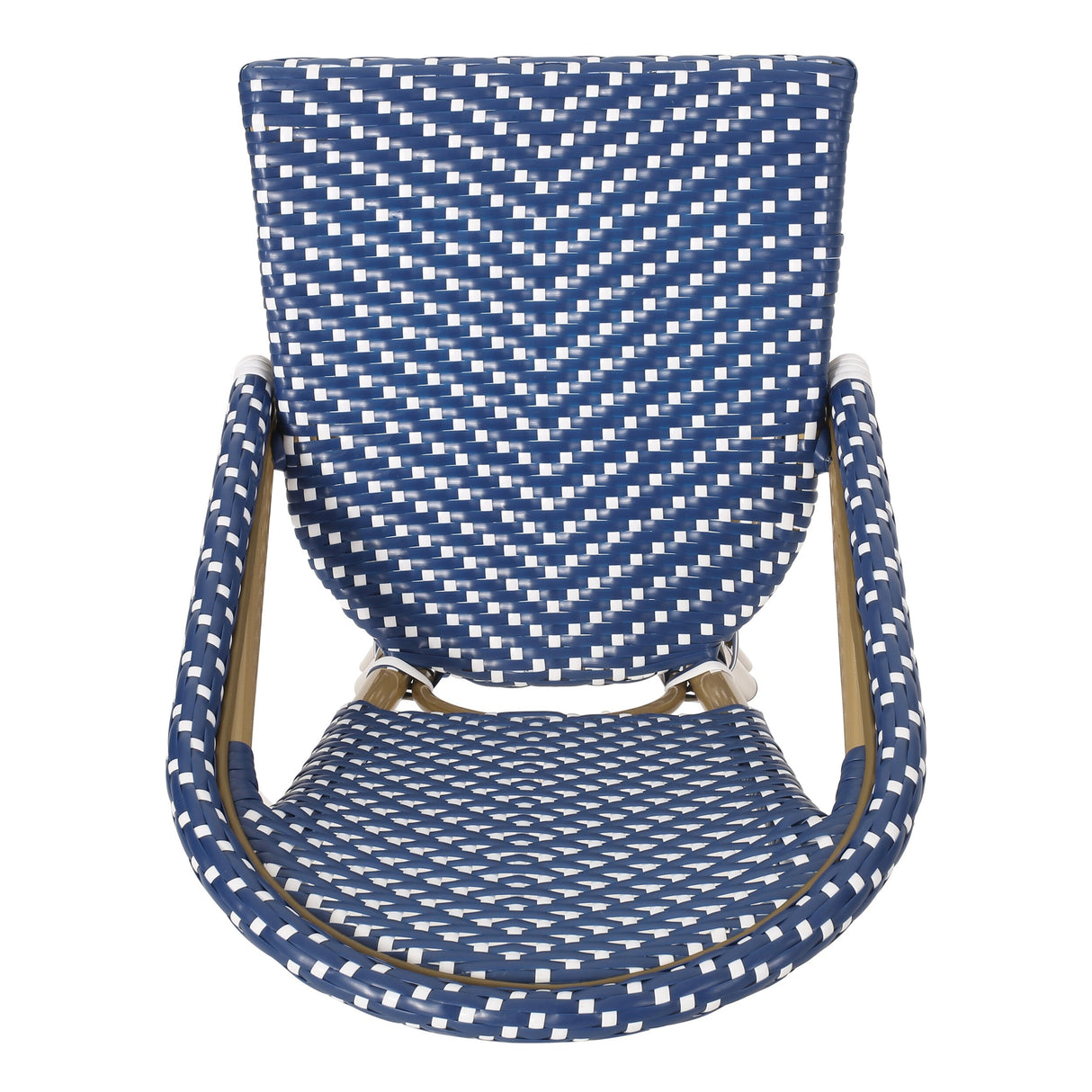 Kinner Outdoor Aluminum French Barstools (Set of 4) by Christopher Knight Home - 18.00" L x 23.75" W x 46.00" H