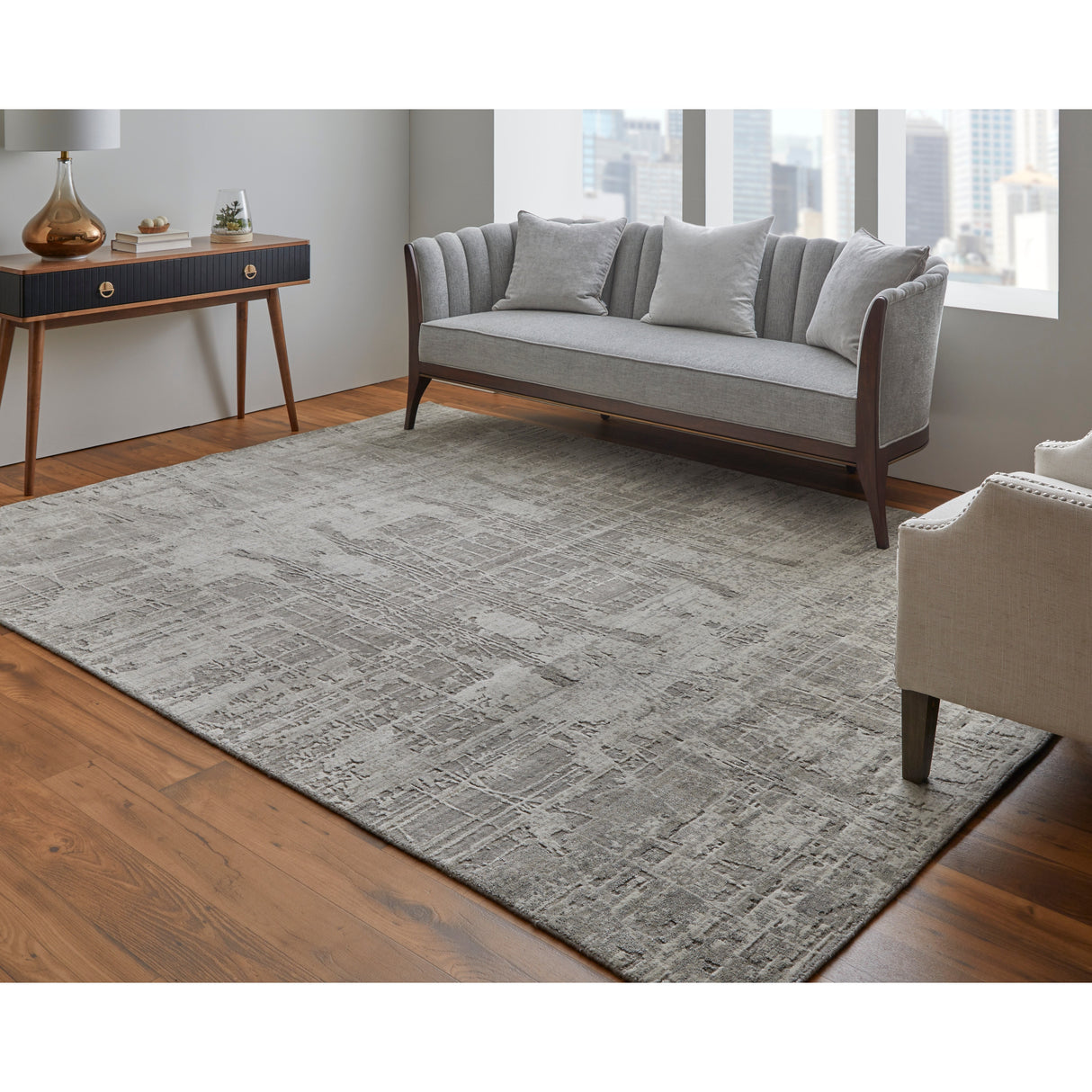 Kinton Abstract Modern Area Rug
