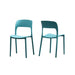 Kipford Indoor Plastic Chair (Set of 2) by Christopher Knight Home