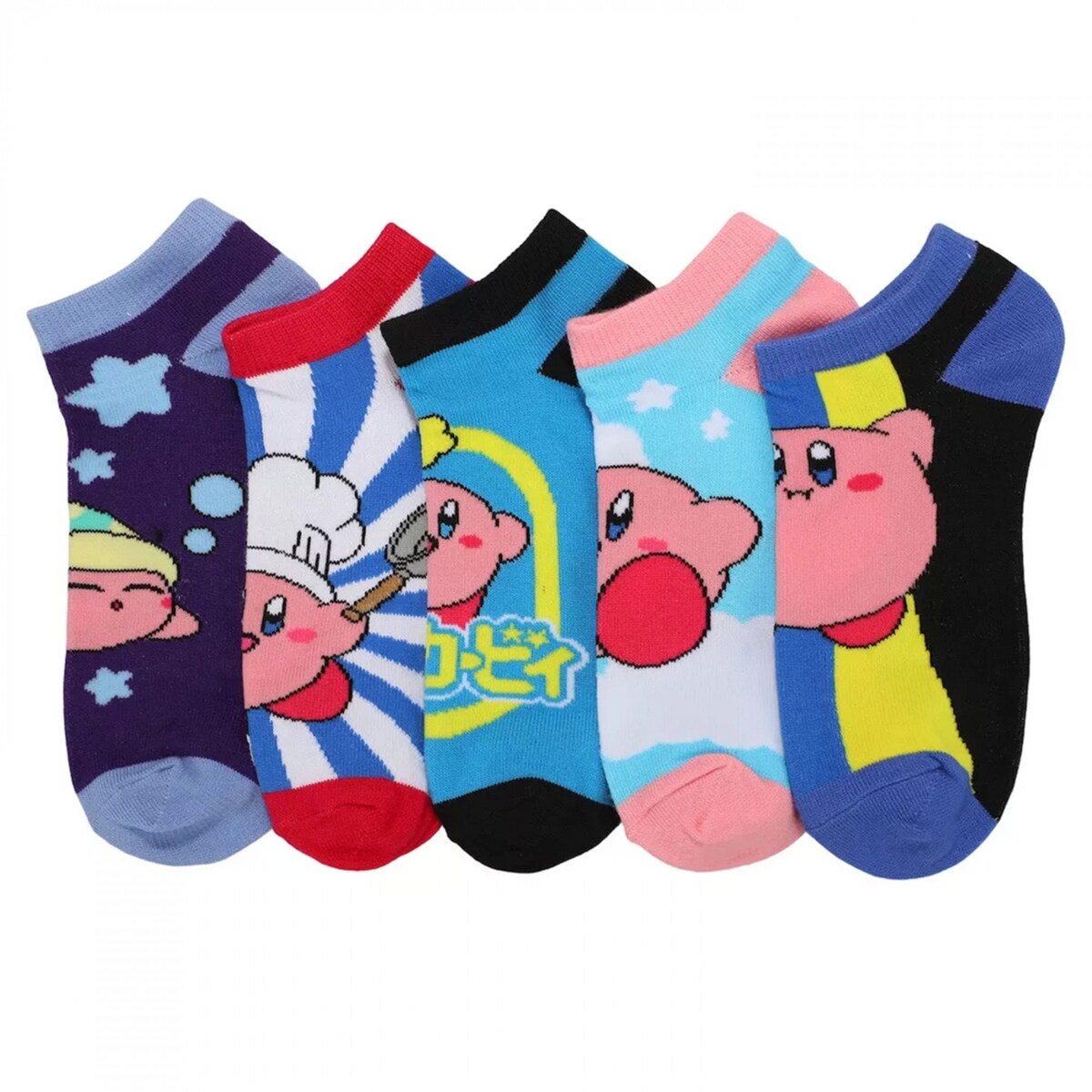 Kirby Jack Of All Trades 5Pair Pack Of Ankle Socks