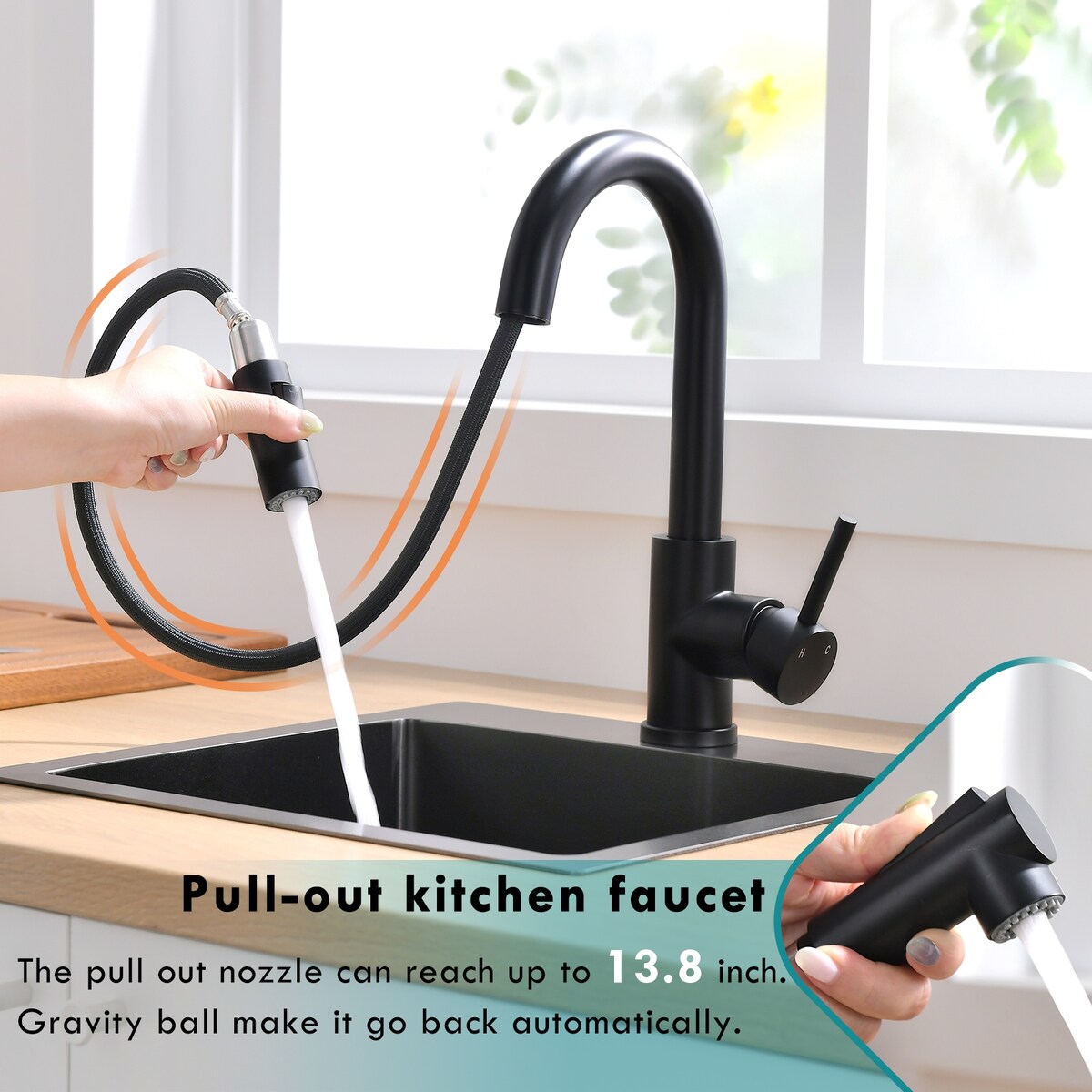 Kitchen Faucets with Pull Down Sprayer