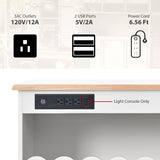 Kitchen Island with Drop Leaf, LED Light Kitchen Cart on Wheels with Power Outlets, 2 Sliding Fluted Glass Doors