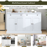 Kitchen Sideboard Buffet Cabinet with 2 Drawers and 4 Doors