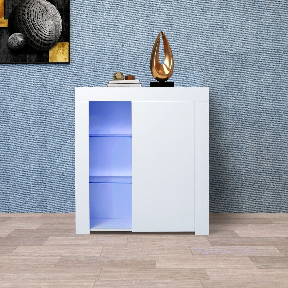 Kitchen Sideboard Side Storage Cabinet Buffet