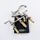 Kitchen Sink Faucet With Pull-Out Side Spray in Polished Chrome - 7'9" x 10'10"