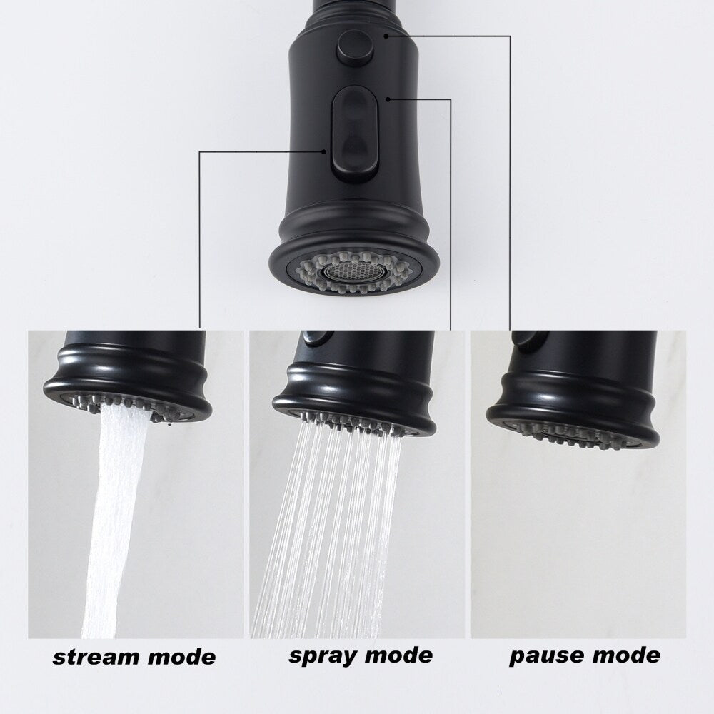 Kitchen Sink Faucet with Pull Out Spraye - 19.68in