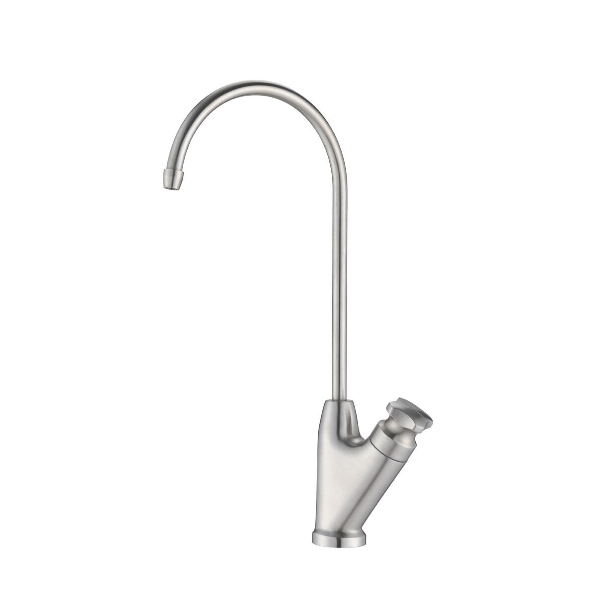 Kitchen Water Lead-Free Drinking Filter Faucet, Stainless Steel Finish - 4.92*8.82*11.34