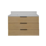 KitchenBathCollection Oslo 36" Floating Wall-Mounted Bathroom Vanity with Matte White Top