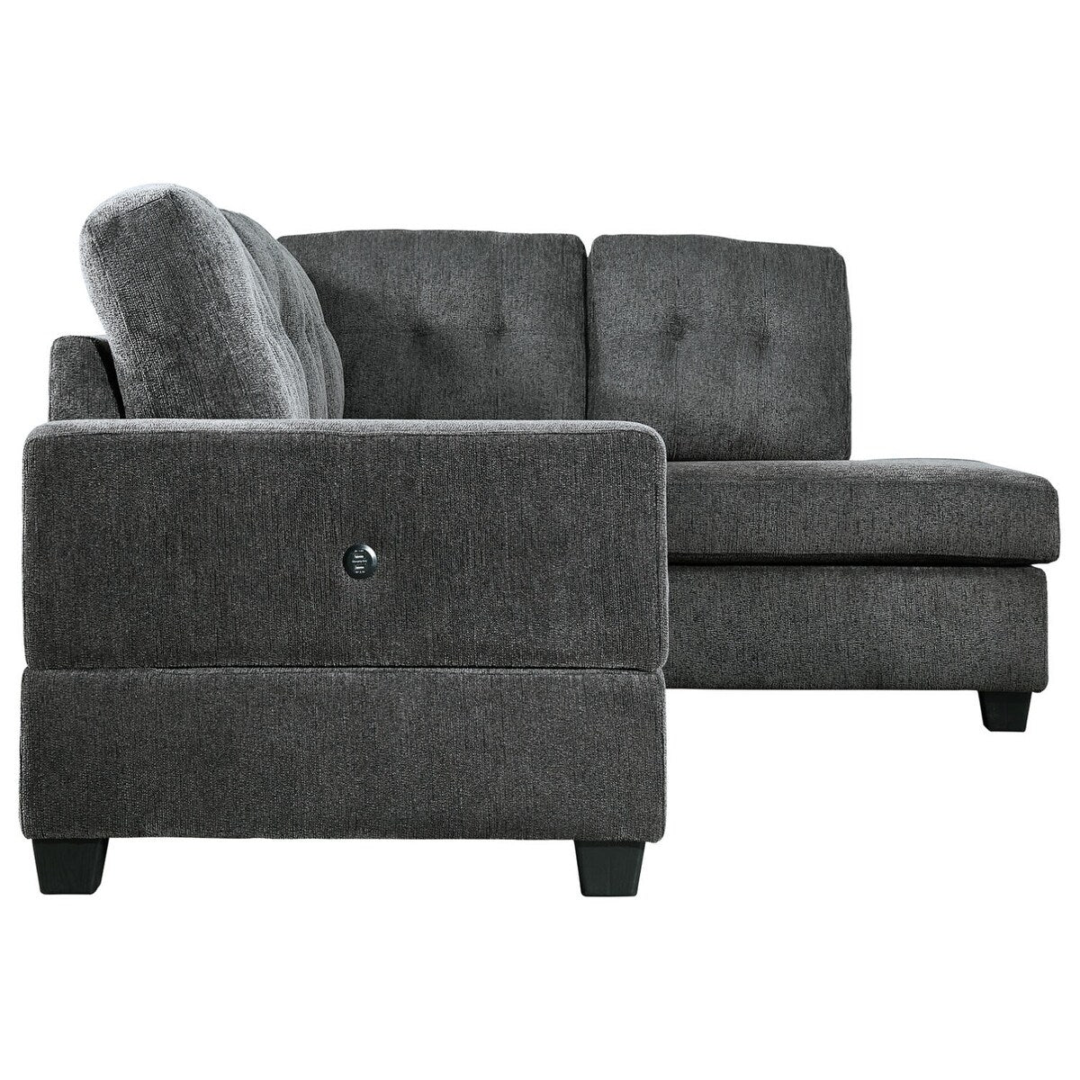 Signature Design by Ashley Kitler Smoke 2-Piece Sectional with Chaise