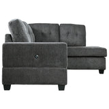 Signature Design by Ashley Kitler Smoke 2-Piece Sectional with Chaise