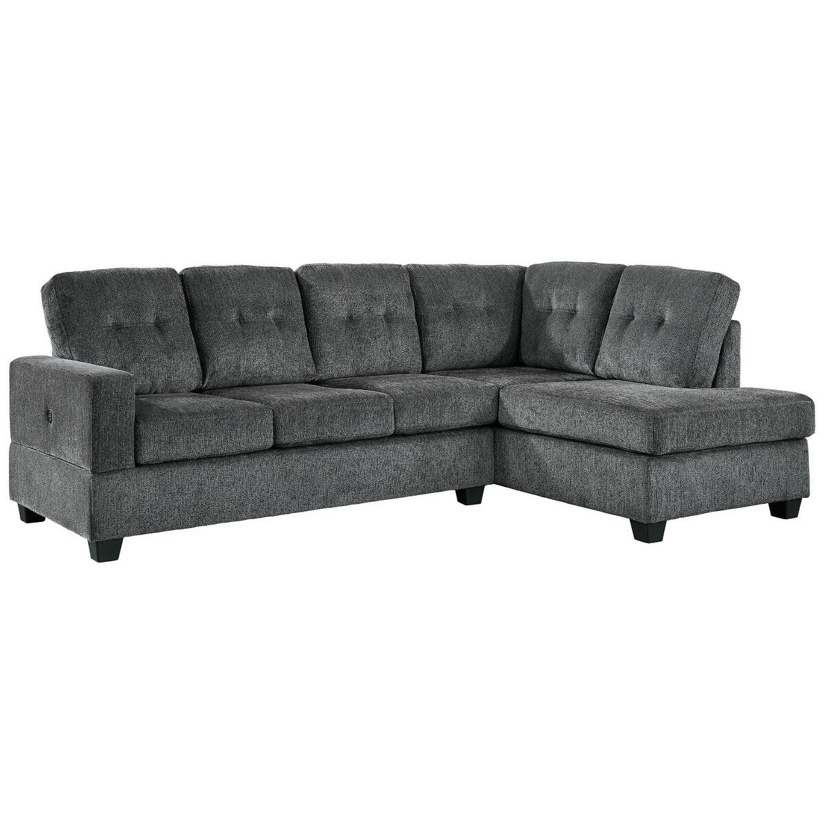 Signature Design by Ashley Kitler Smoke 2-Piece Sectional with Chaise