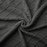 Knited Diamond Throw with Fringe Cream
