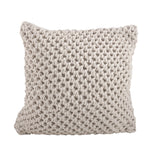 Knitted 20-inch Down Filled Throw Pillow