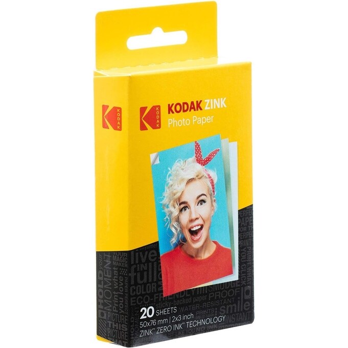 Kodak Printomatic Instant Print Camera & Photo Paper (20 Sheets) Album Bundle