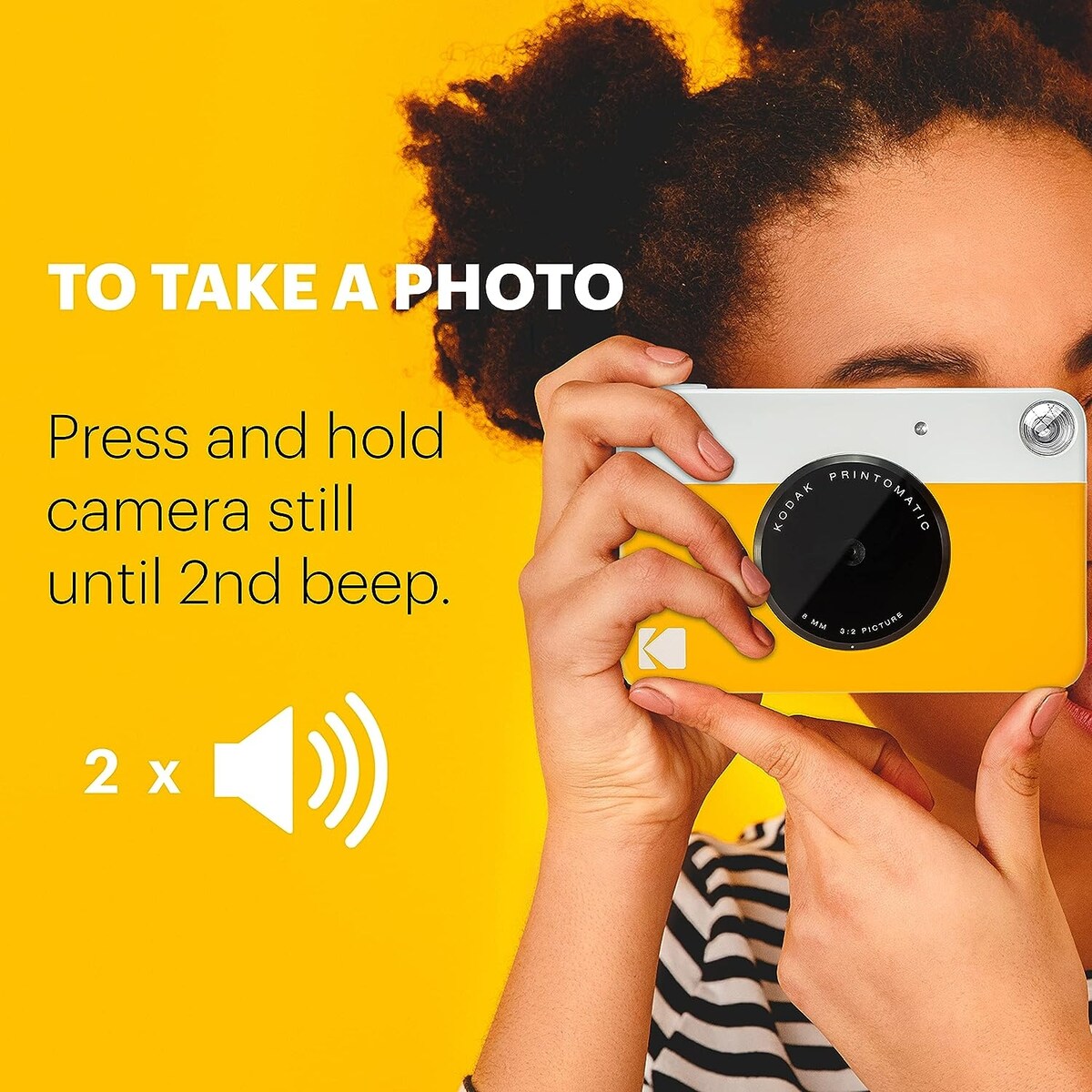 Kodak Printomatic Instant Print Camera & Photo Paper (20 Sheets) Album Bundle