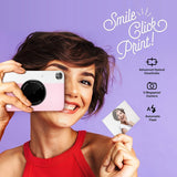 Kodak Printomatic Instant Print Camera & Photo Paper (20 Sheets) Album Bundle