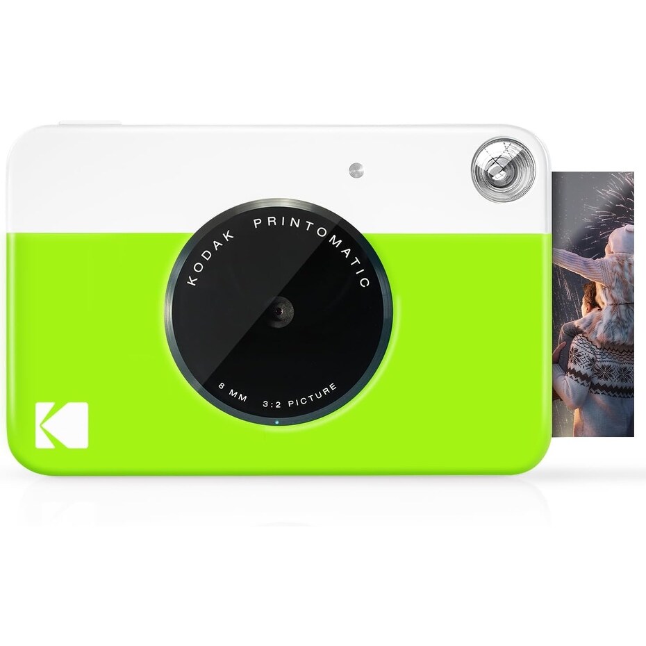 Kodak Printomatic Instant Print Camera & Photo Paper (20 Sheets) Album Bundle