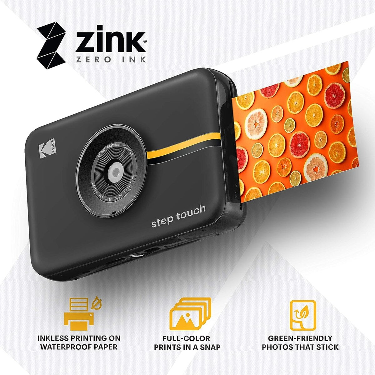 Kodak Step Touch 13MP Digital Instant Print Camera W/3.5" LCD Touchscreen