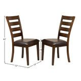 Kona Raisin Ladderback Dining Chairs (Set of 2)