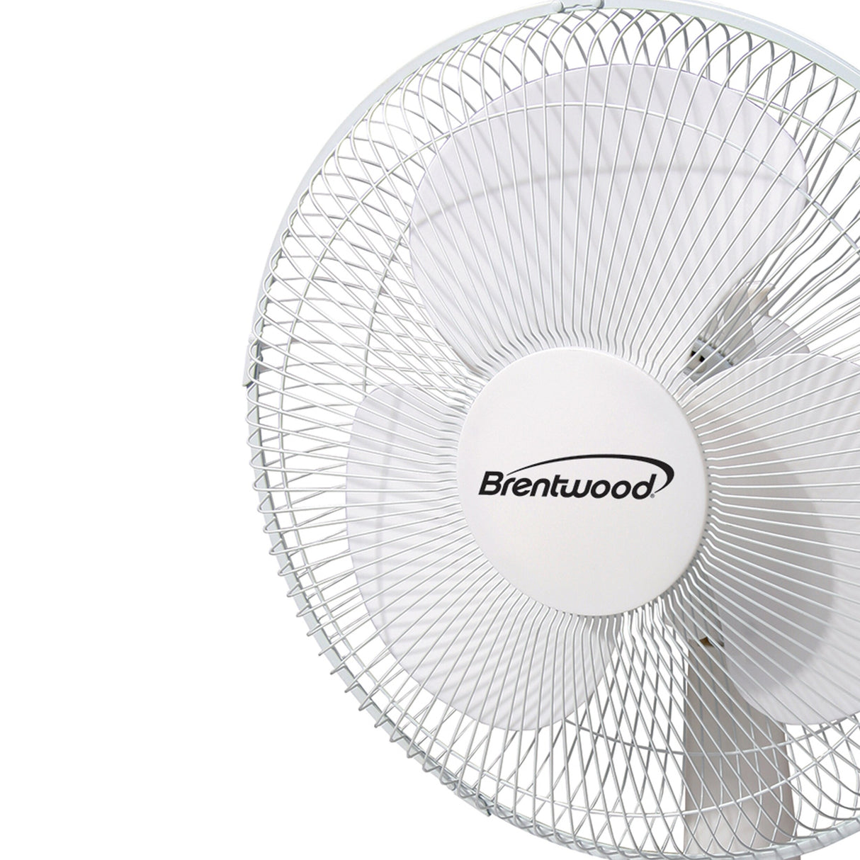 Kool Zone 12" Oscillating Desk Fan- White