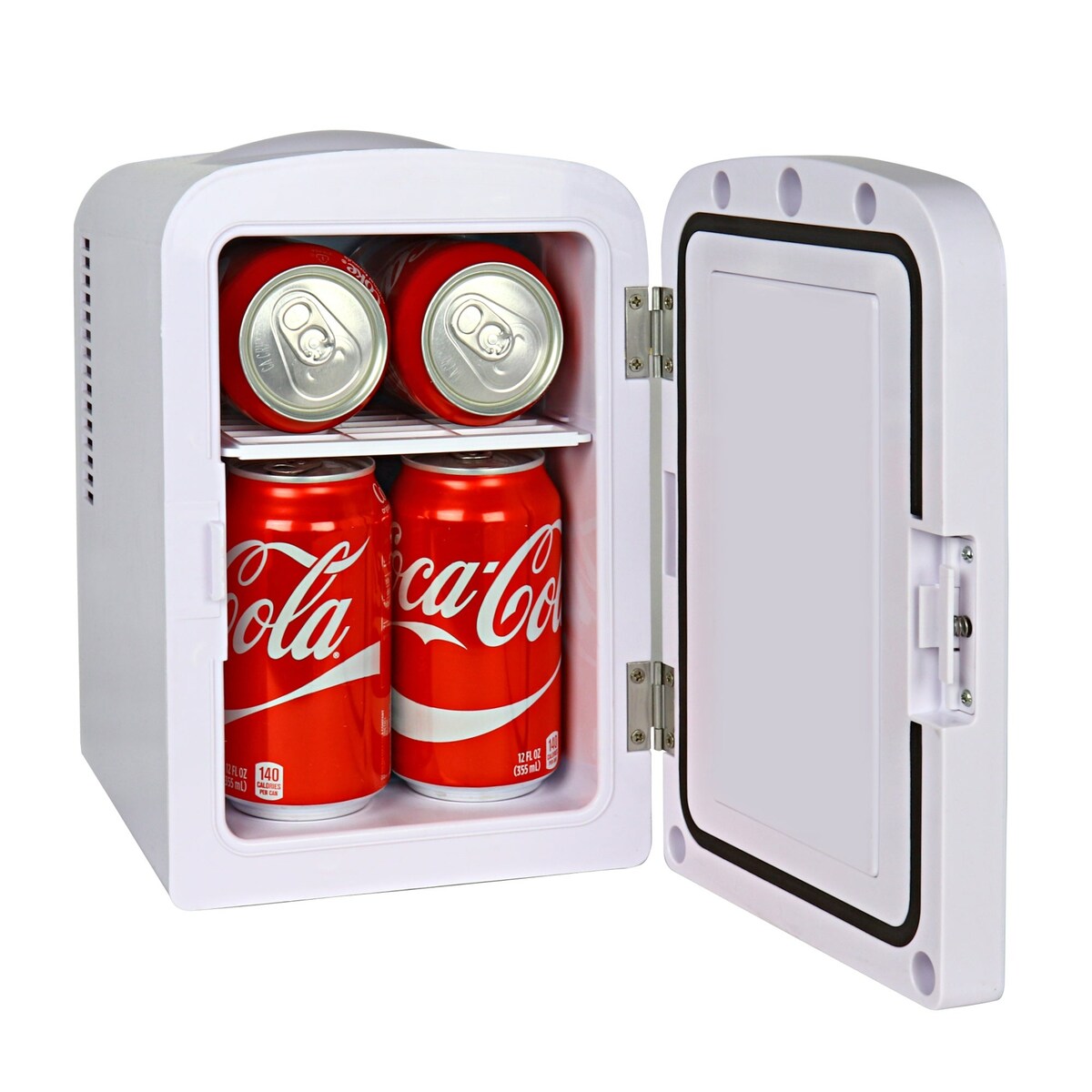 Koolatron Cosmetics Fridge w/ LED Lighted Makeup Mirror 12V 110V, 6L