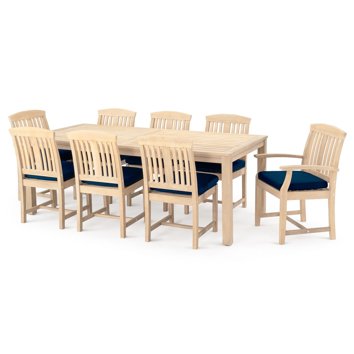 Kooper 9 Piece Sunbrella Outdoor Patio Dining Set