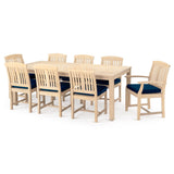 Kooper 9 Piece Sunbrella Outdoor Patio Dining Set