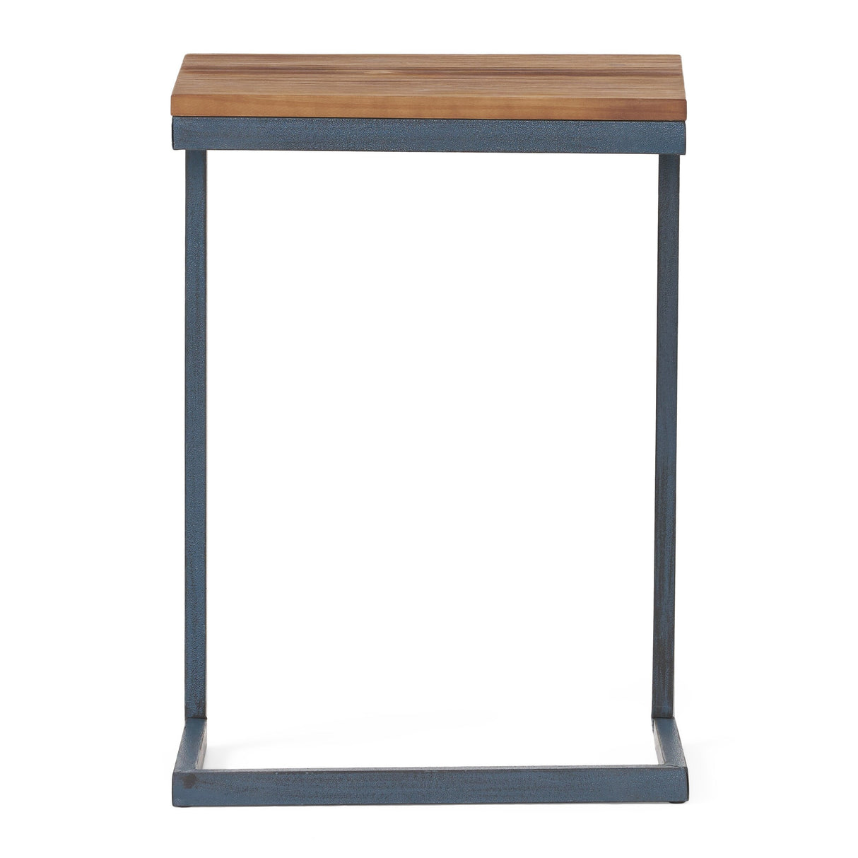 Christopher Knight Home Kora Outdoor Antique Firwood C-Shaped Accent Table
