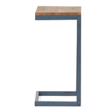 Christopher Knight Home Kora Outdoor Antique Firwood C-Shaped Accent Table