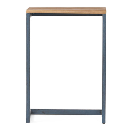 Christopher Knight Home Kora Outdoor Antique Firwood C-Shaped Accent Table