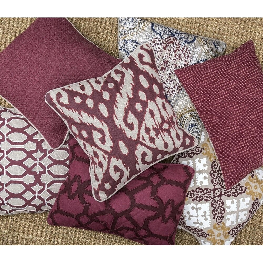 Kosas Home Adana Cotton 18-inch Square Throw Pillow