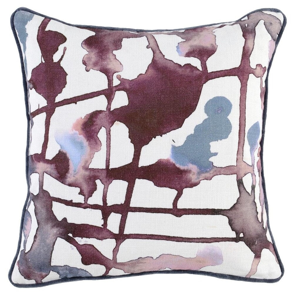 Kosas Home Cabernet 100% Cotton 22-inch Throw Pillow