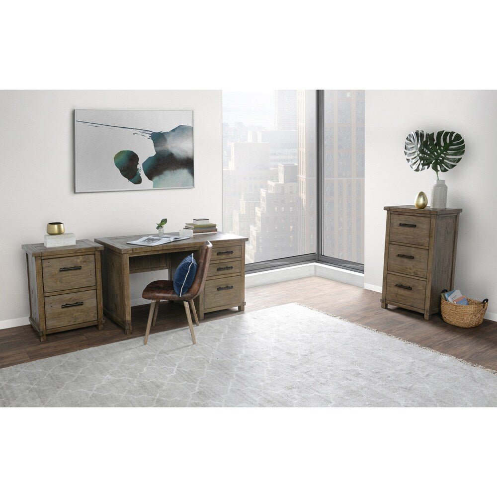Kosas Home Kasey Desert Pine Handcrafted 2-drawer Filing Cabinet