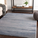 Kota Navy & Grey Modern Abstract Area Rug - 5'3" x 7'3"