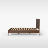 Kotter Home Wood Chevron Bed Frame with Headboard