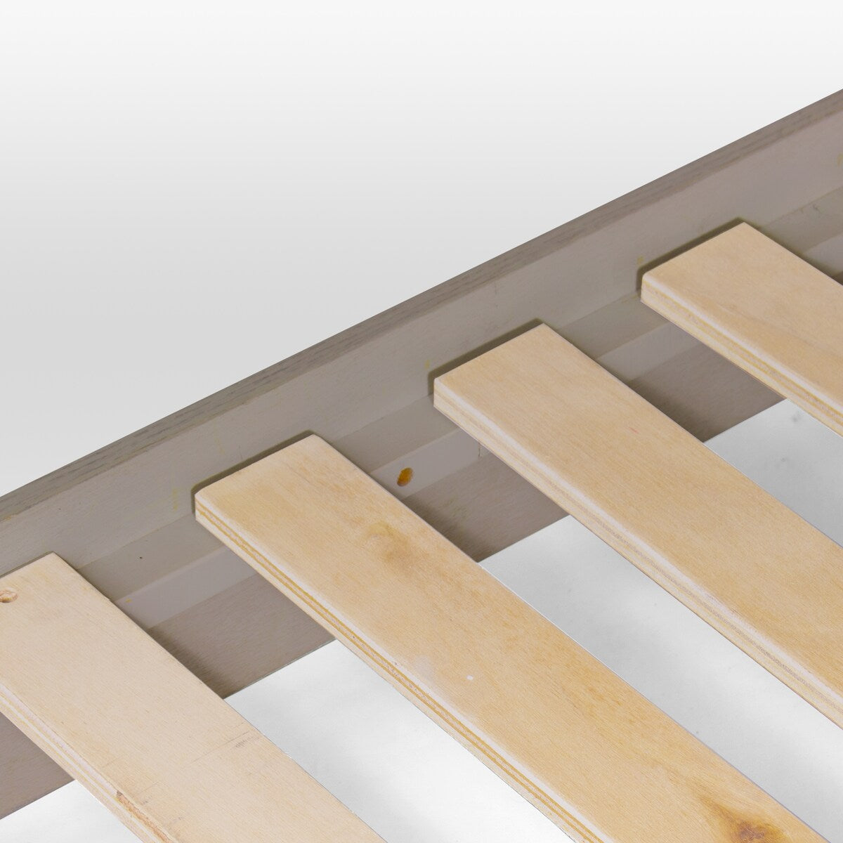 Kotter Home Wood Chevron Bed Frame with Headboard