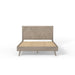 Kotter Home Wood Chevron Bed Frame with Headboard