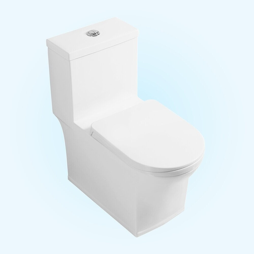 Kotys "Cotton White Collection" One Piece Vitreous China Toilet