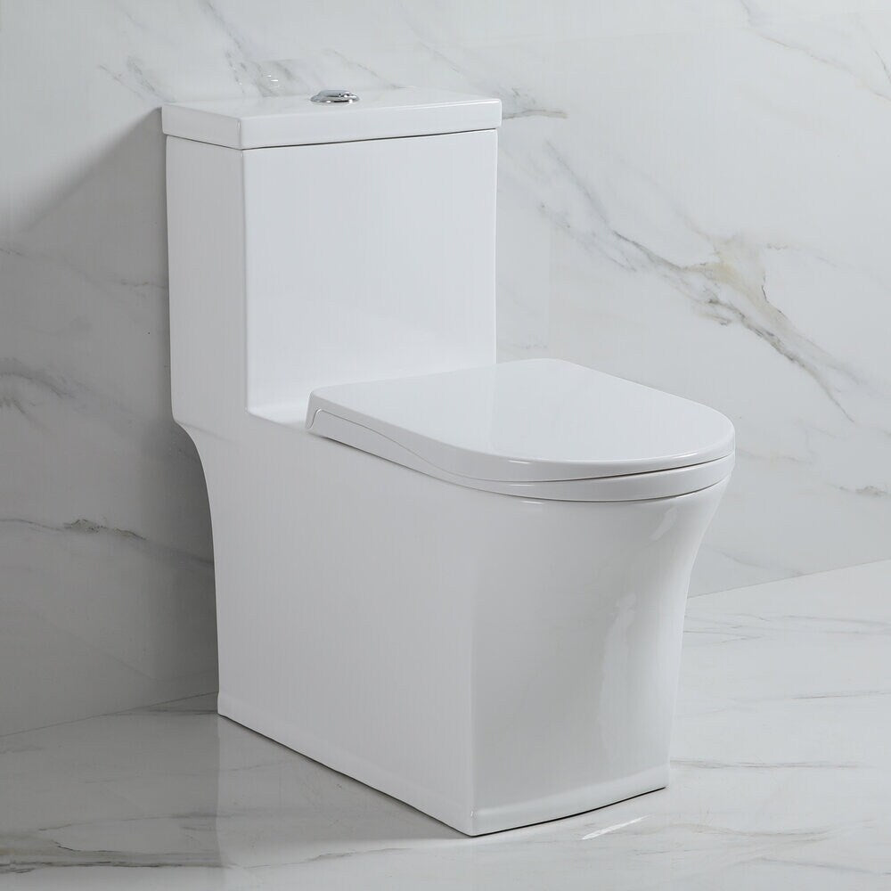 Kotys "Cotton White Collection" One Piece Vitreous China Toilet